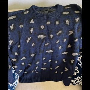 Kendal and Kylie cheetah print sweater